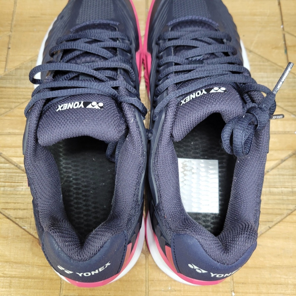 Yonex Power Cushion ECLIPSION 4 Clay Women's 9.5 Navy Pink Tennis Shoes Sports - Picture 11 of 14